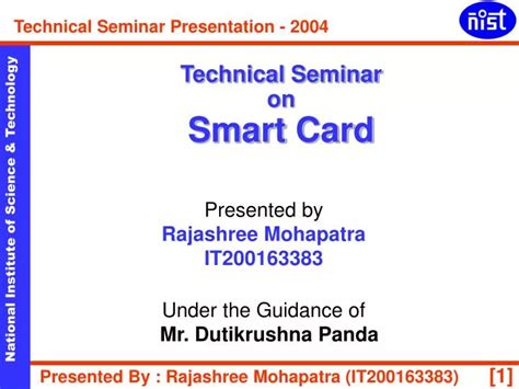 Smart card : Seminar Report, PDF, PPT 